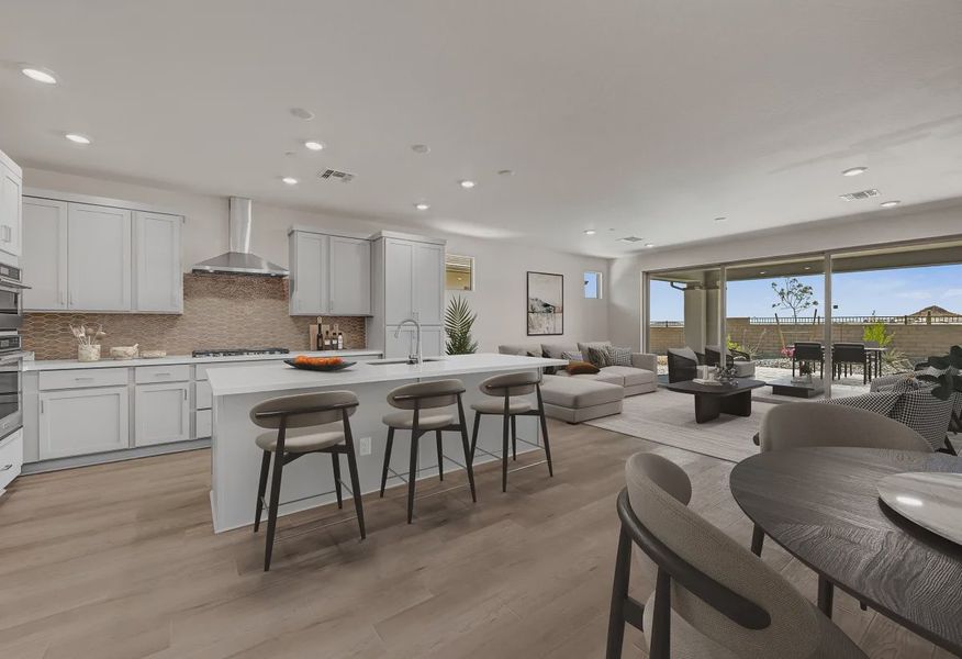 Virtually Staged Ridgecrest Flourish HS 91 Great Room - 5 of 19