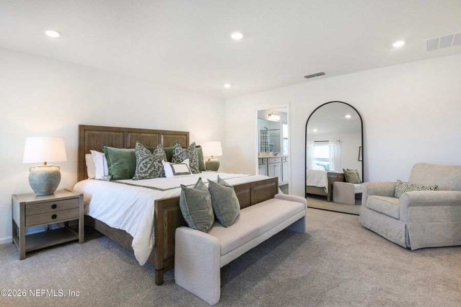 Furnished interior view inside a new home in , Orange Park (Image 7).