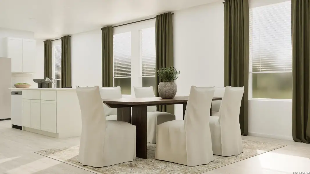 Furnished interior view inside a new home in Steelwood Trails, Marion (Image 28).