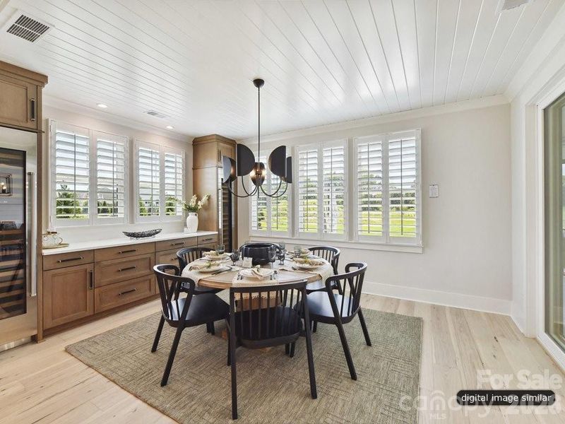Furnished interior view inside a new home in , Charlotte (Image 25).