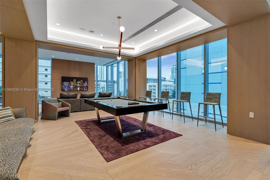 Furnished interior view inside a new home in , Miami (Image 15).