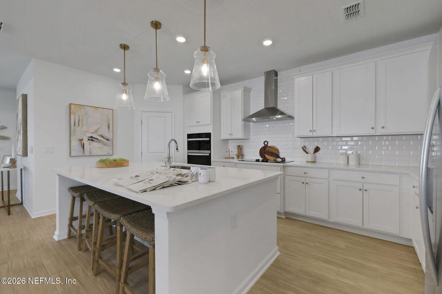 Furnished interior view inside a new home in Seminole Trace, Palm Coast (Image 18).