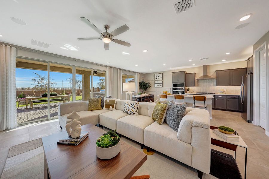 Representative furnished interior of a home built from the Lagoon by Mattamy Homes in Tierra Vistoso, Surprise (Image 29).