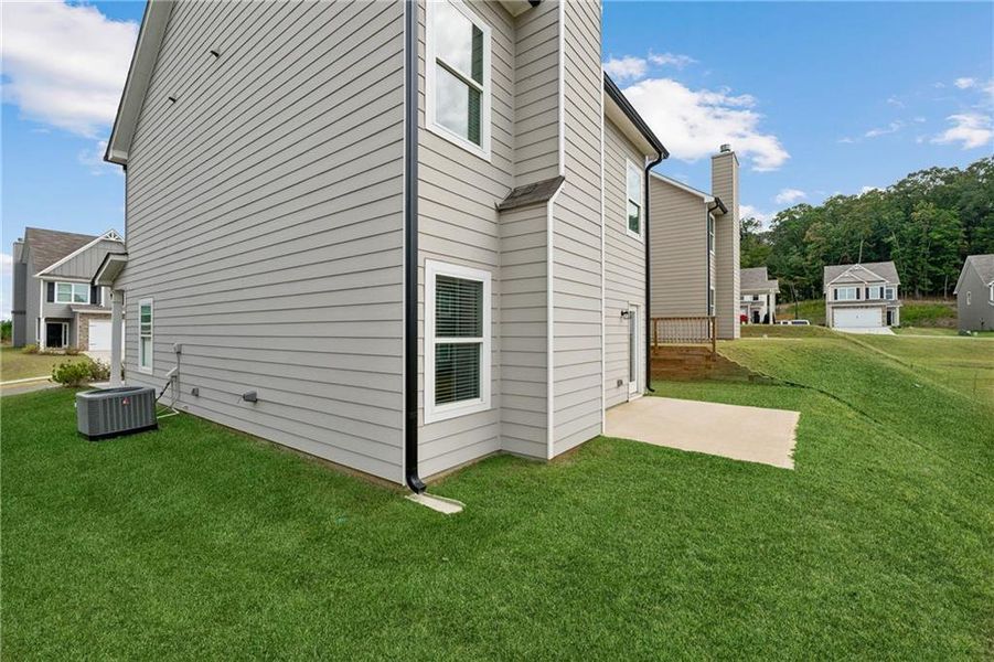 Exterior details and patio area of a home in , Cartersville (Image 22).