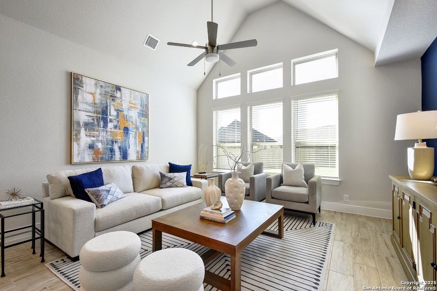 Furnished interior view inside a new home in Alsatian Oaks: 50ft. lots, Castroville (Image 13). Furnished interior view inside a new home in Alsatian Oaks: 50ft. lots, Castroville (Image 13).