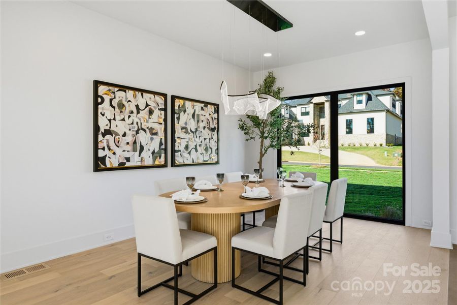 Furnished interior view inside a new home in , Matthews (Image 13).