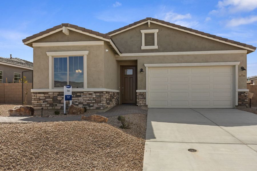 Cantabria Sepia Model - Ranch Elevation Cantabria Sepia Model - Ranch Elevation