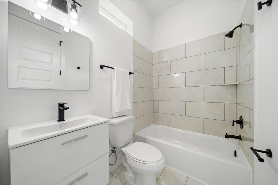 Furnished interior view inside a new home in , Houston (Image 30).