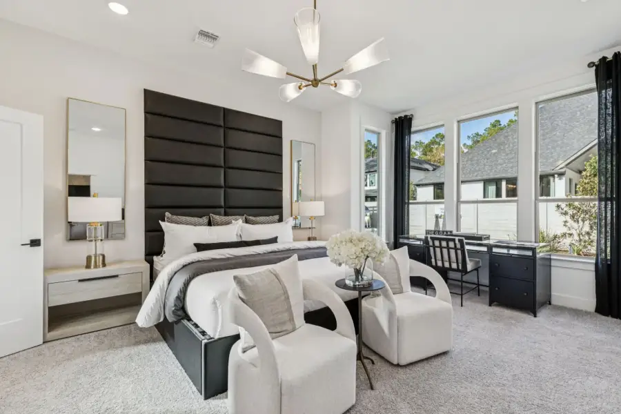 Representative furnished interior of a home built from the Iredell by Pulte Homes in Spring Branch Preserve, Montgomery (Image 17).