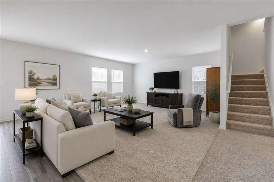 Furnished interior view inside a new home in Ashford Park, Covington (Image 7).