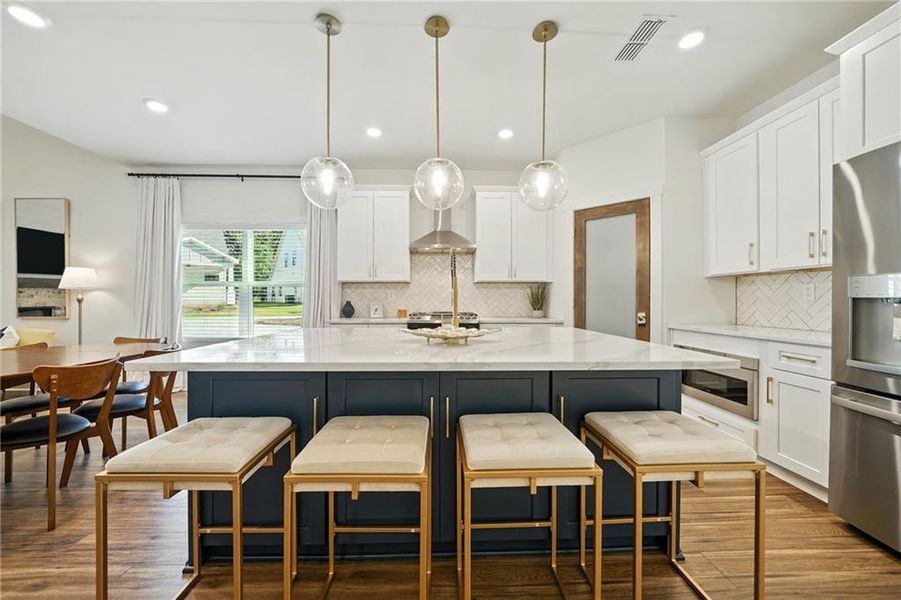 Furnished interior view inside a new home in , Cartersville (Image 6).