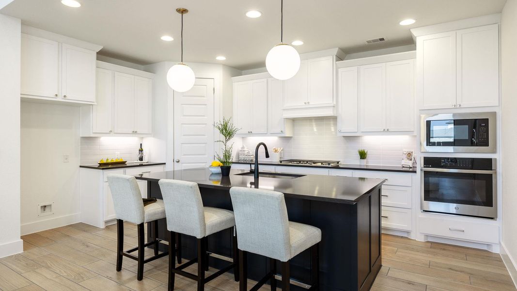 Furnished interior view inside a new home in Easton Park, Austin (Image 6).