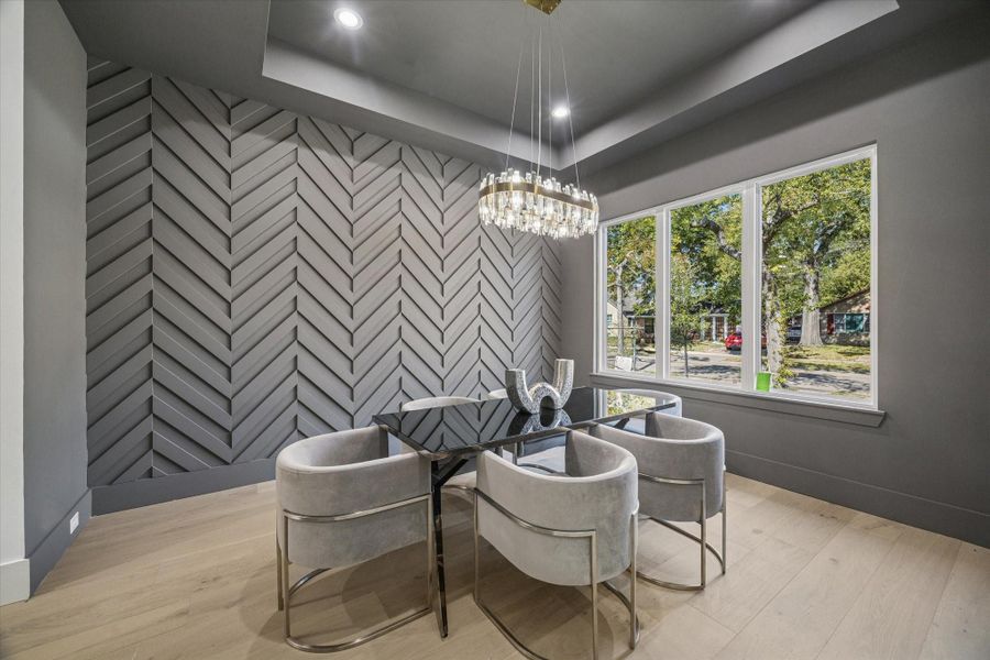Furnished interior view inside a new home in , Houston (Image 26).