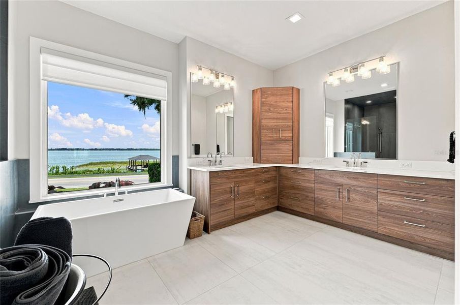 Furnished interior view inside a new home in , Winter Haven (Image 44).