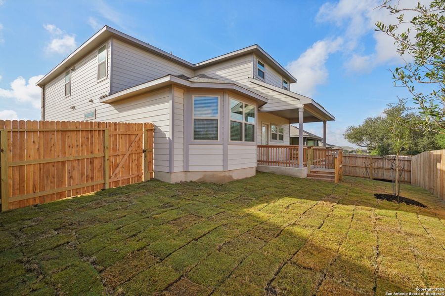 Exterior details and patio area of a home in Royal Crest, San Antonio (Image 4). Exterior details and patio area of a home in Royal Crest, San Antonio (Image 4).