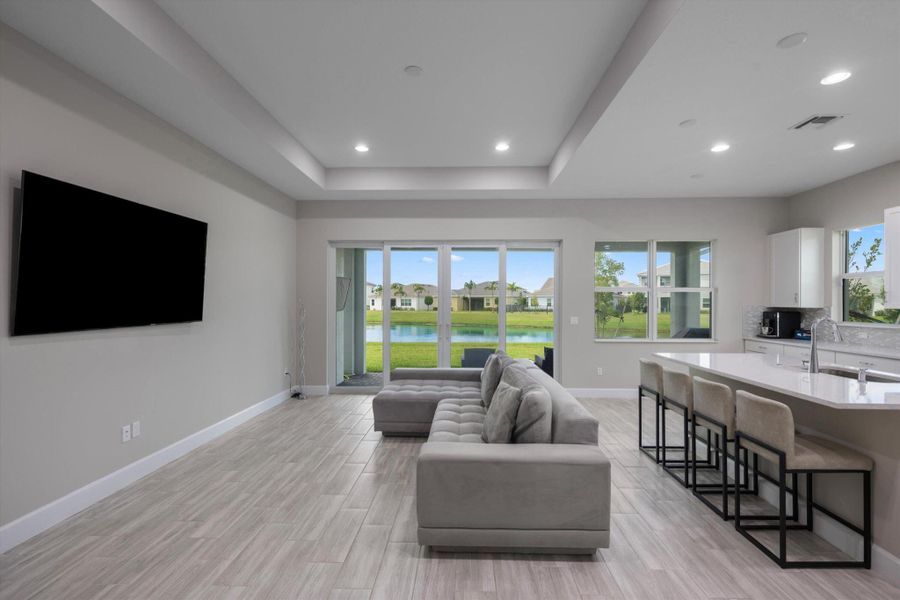 Furnished interior view inside a new home in , Westlake (Image 18).