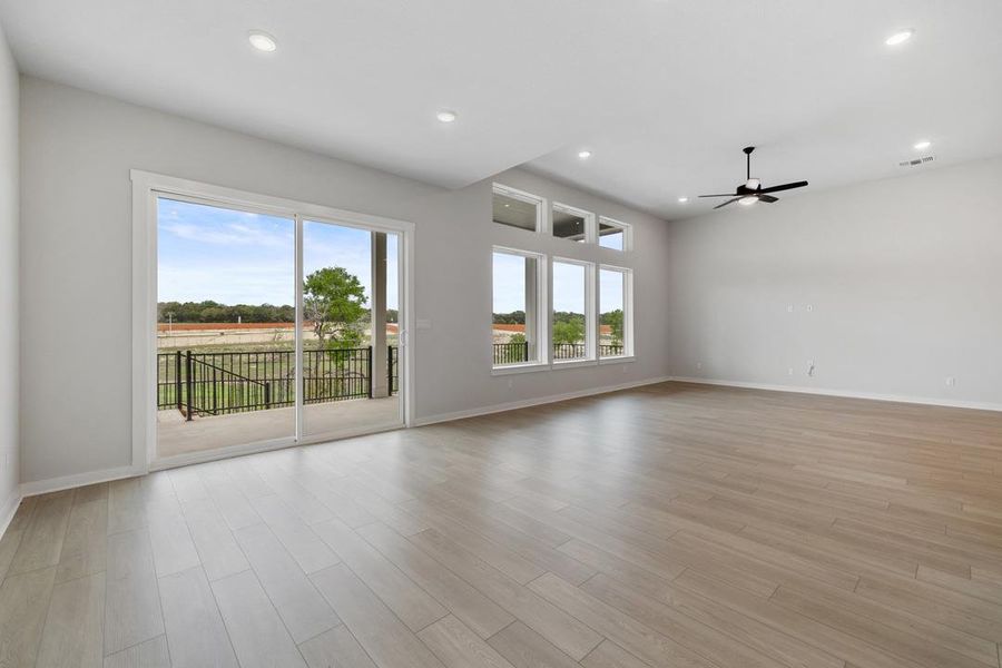 Spacious, unfurnished interior of a new home in Capitol Collection at Lariat, Liberty Hill (Image 32). Spacious, unfurnished interior of a new home in Capitol Collection at Lariat, Liberty Hill (Image 32).