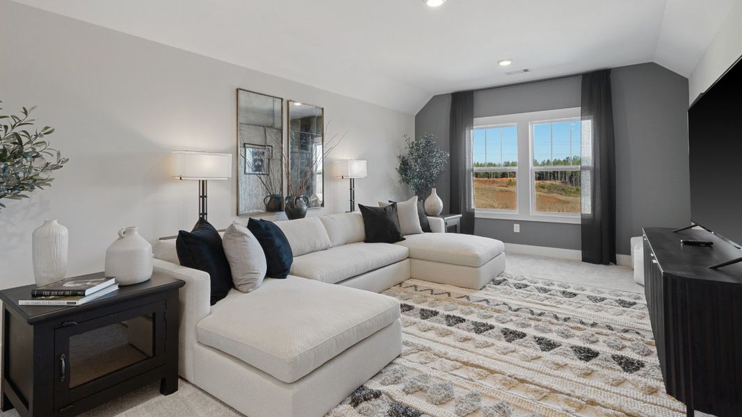 Furnished interior view inside a new home in Mulberry Estates, Simpsonville (Image 14).