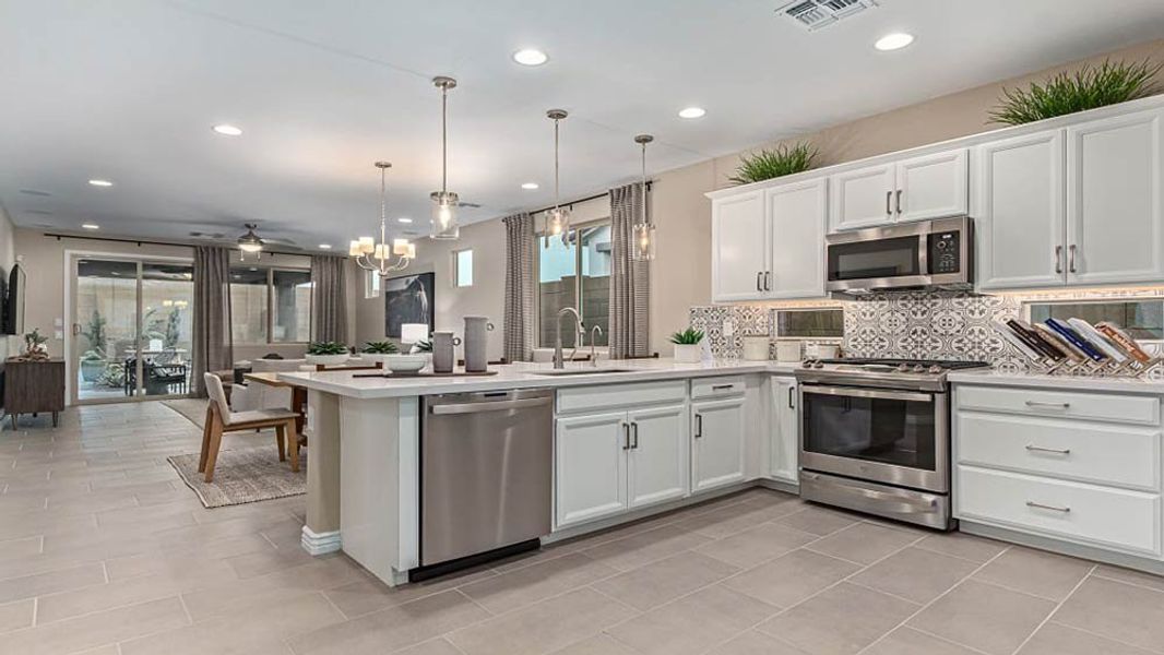 Representative furnished interior of a home built from the Harlow by Taylor Morrison in Discovery Collection at Verrado, Buckeye (Image 9). Representative furnished interior of a home built from the Harlow by Taylor Morrison in Discovery Collection at Verrado, Buckeye (Image 9).