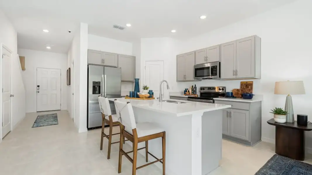 Furnished interior view inside a new home in The Towns at Tiburon, Nokomis (Image 9).