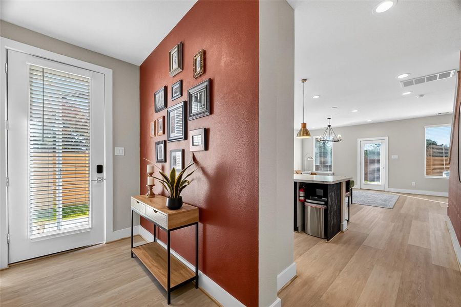 Furnished interior view inside a new home in Scranton Estates, Houston (Image 7).