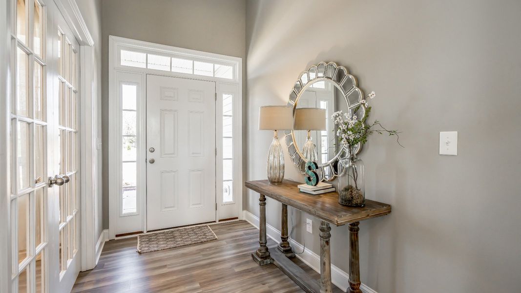 Representative furnished interior of a home built from the Cameron by DRB Homes in The Farm at Neill's Creek, Lillington (Image 4).