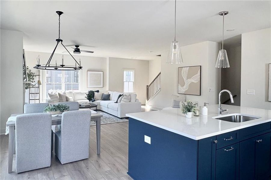Furnished interior view inside a new home in Stillwood, Atlanta (Image 15).