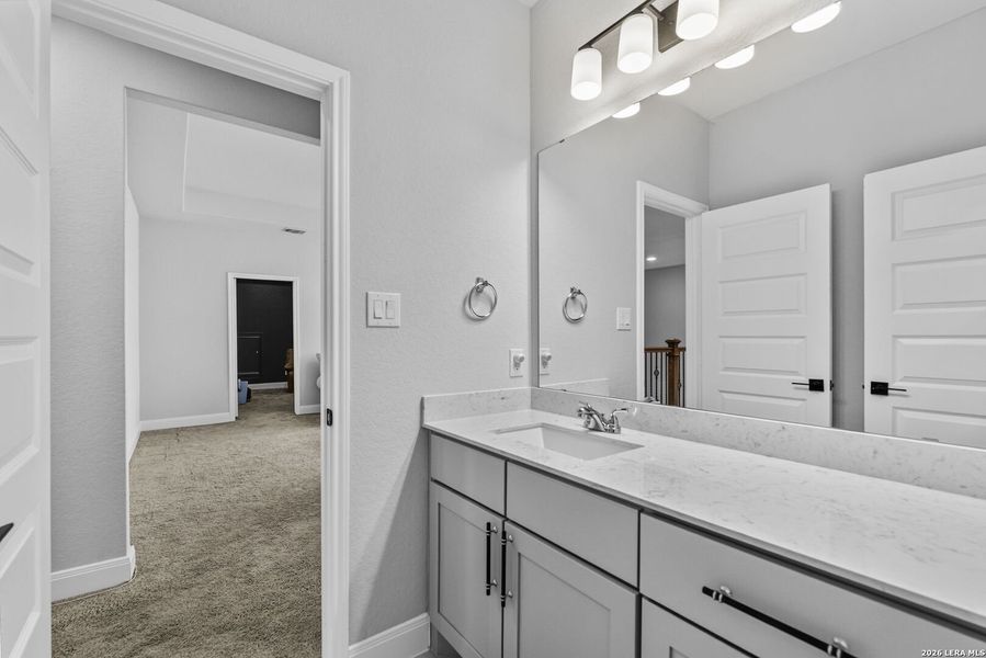 Furnished interior view inside a new home in Kallison Ranch, San Antonio (Image 30).