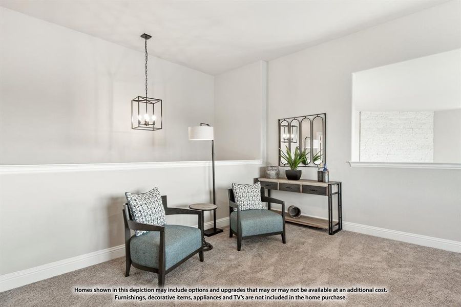 Furnished interior view inside a new home in Liberty, Melissa (Image 29). Furnished interior view inside a new home in Liberty, Melissa (Image 29).