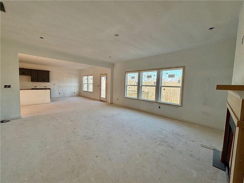 In-progress construction of a new home in Creekside, Dawsonville, GA (Image 57).