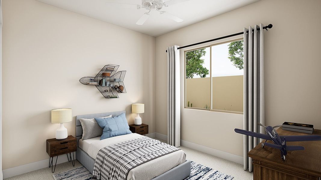 Furnished interior view inside a new home in Luna at Soleo, San Tan Valley (Image 11).