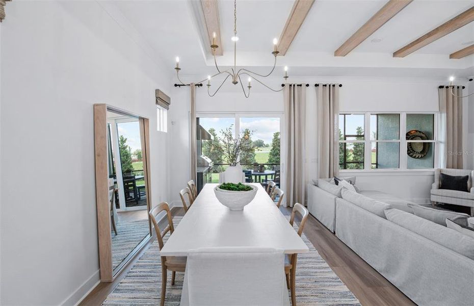 Furnished interior view inside a new home in Del Webb Sunchase, Parrish (Image 15).