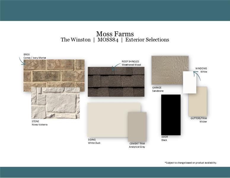 Sample of building materials used in homes in Moss Farm, White House (Image 39).