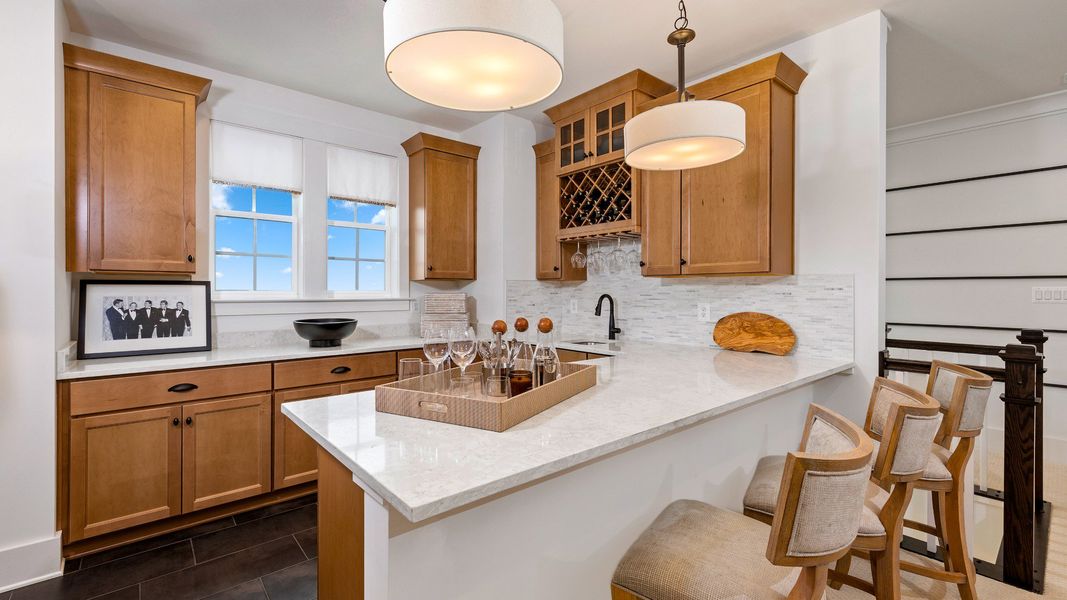 Representative furnished interior of a home built from the The Inspire by DRB Elevate. in Brook Run, Fort Mill (Image 6).