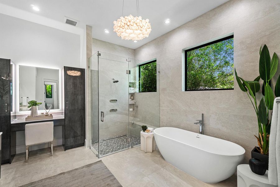 Furnished interior view inside a new home in , Delray Beach (Image 2).