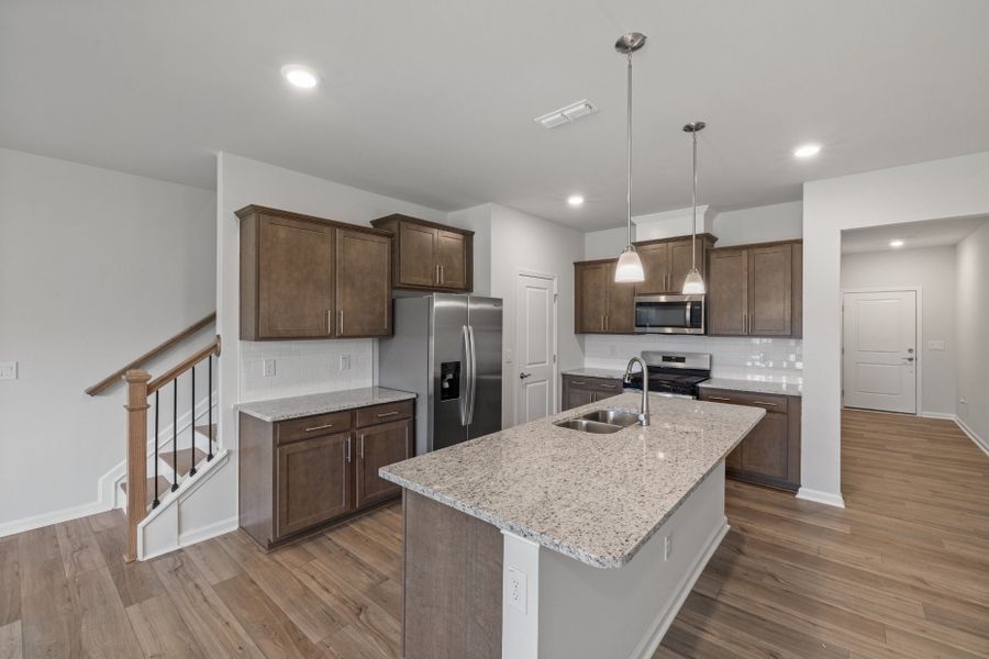 Furnished interior view inside a new home in McConnell Ridge, McLeansville (Image 10).