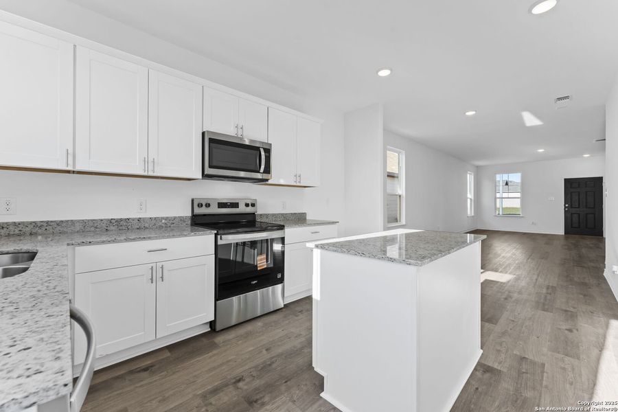 Furnished interior view inside a new home in Meadows at Clear Springs, New Braunfels (Image 5).