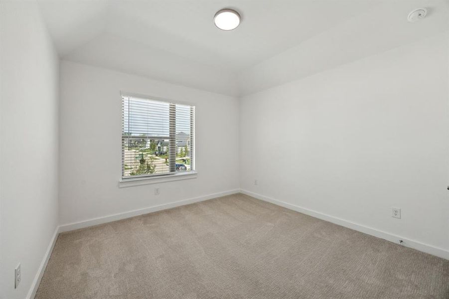 Bedroom in the Monet II home plan by Trophy Signature Homes – REPRESENTATIVE PHOTO