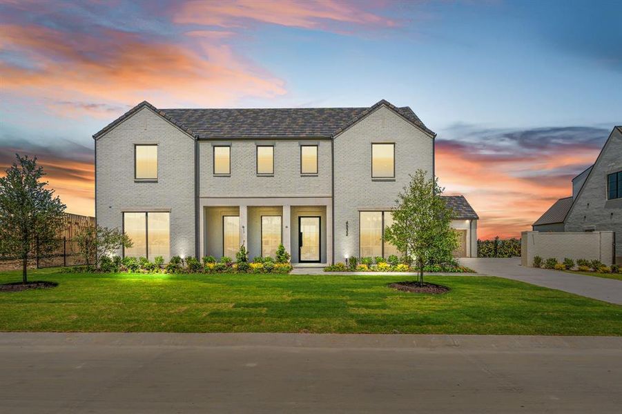 Front exterior of a new home in , Fort Worth, TX, highlighting curb appeal (Image 26).