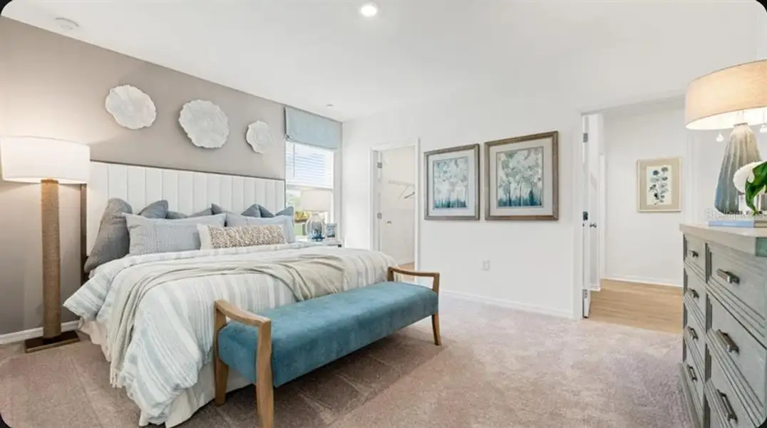 Furnished interior view inside a new home in Waterstone, Groveland (Image 15).