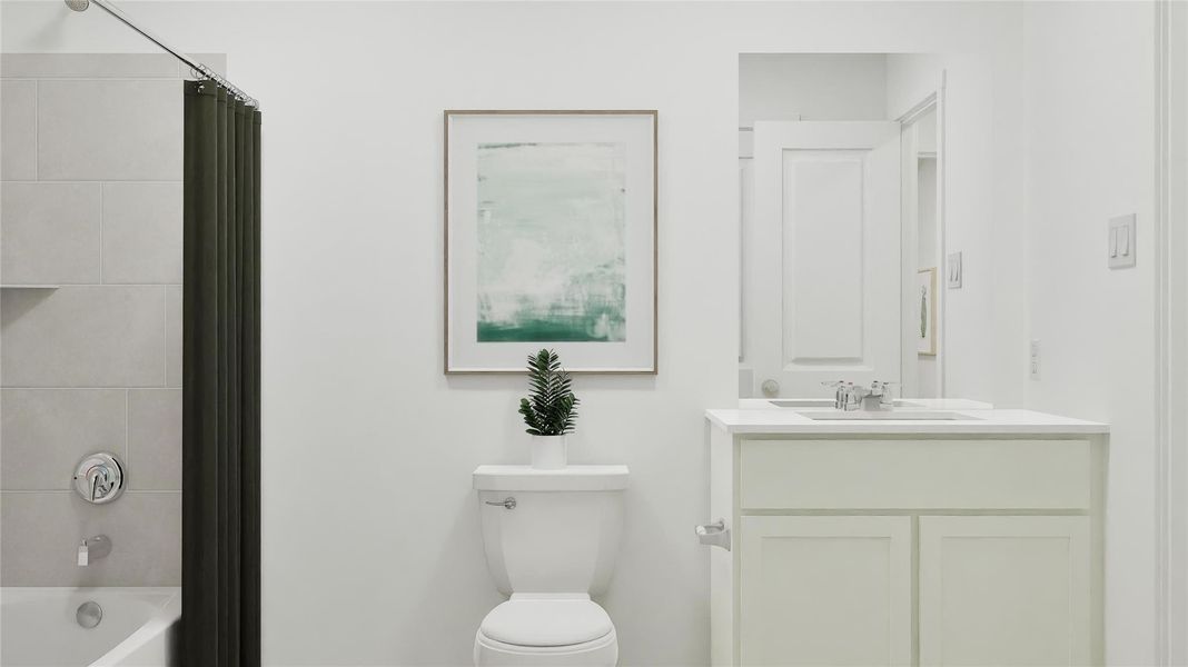 Furnished interior view inside a new home in Ashland, Angleton (Image 13).