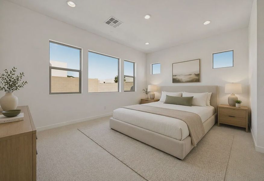 Primary Bedroom Virtually Staged - 10 of 15