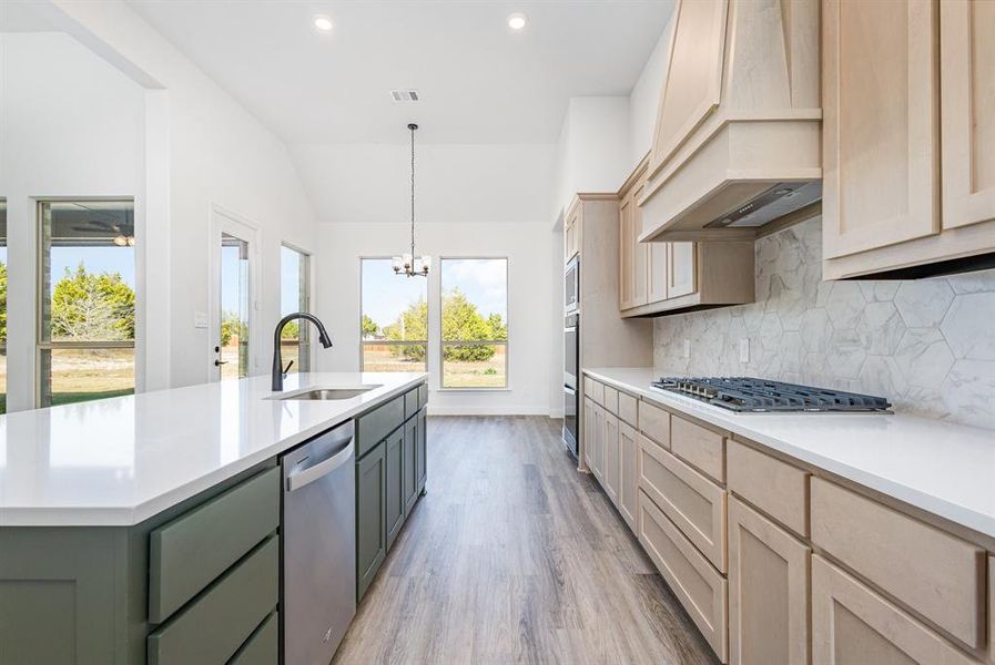 Furnished interior view inside a new home in Sagebrush Addition, Midlothian (Image 7).