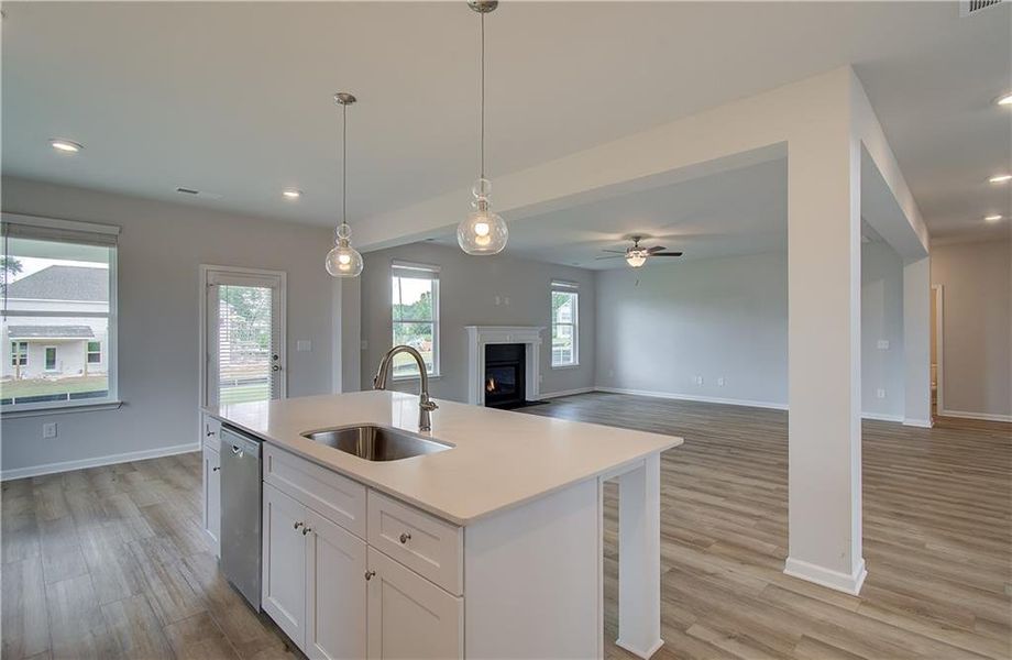 Furnished interior view inside a new home in Westwind Estates, Hampton (Image 7).