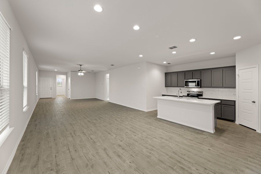 Representative exterior photo of a completed home built from the Mesquite by Impression Homes in Creekside Ranch, Blue Ridge, TX (Image 8). Representative exterior photo of a completed home built from the Mesquite by Impression Homes in Creekside Ranch, Blue Ridge, TX (Image 8).