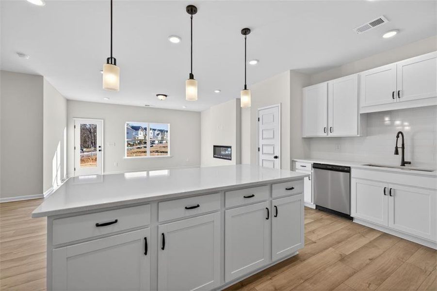 Furnished interior view inside a new home in Sanders Park, Austell (Image 6).