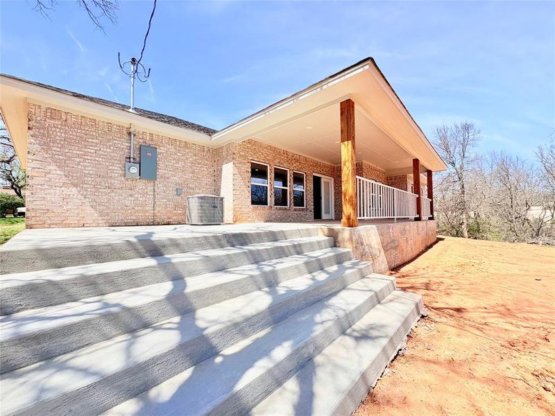 Exterior details and patio area of a home in , Graham (Image 28).