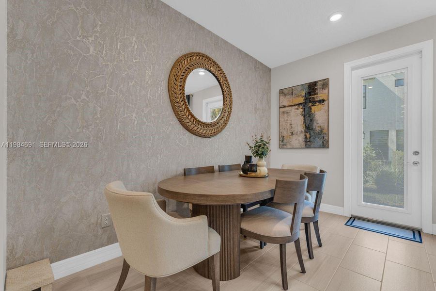 Furnished interior view inside a new home in , Plantation (Image 9).