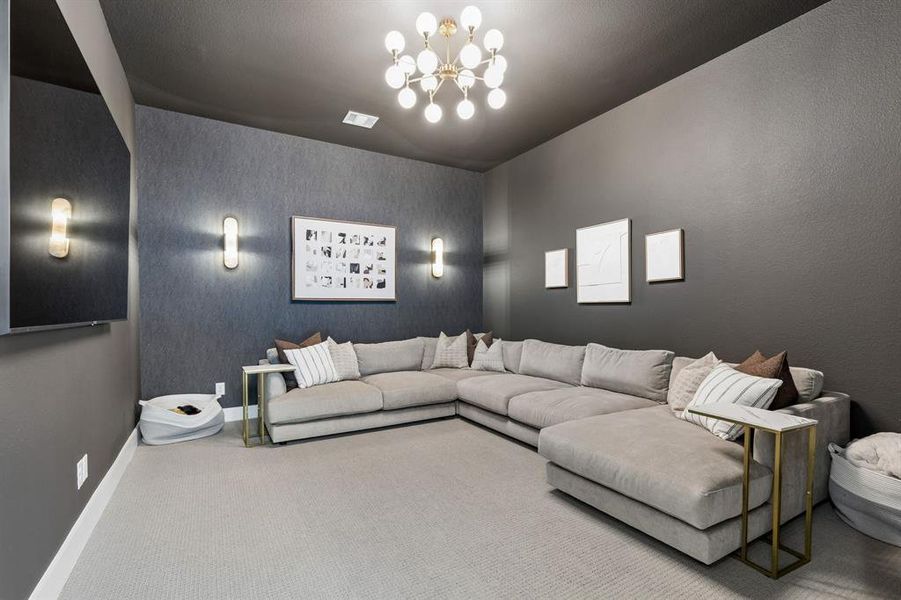 Furnished interior view inside a new home in , Frisco (Image 29). Furnished interior view inside a new home in , Frisco (Image 29).
