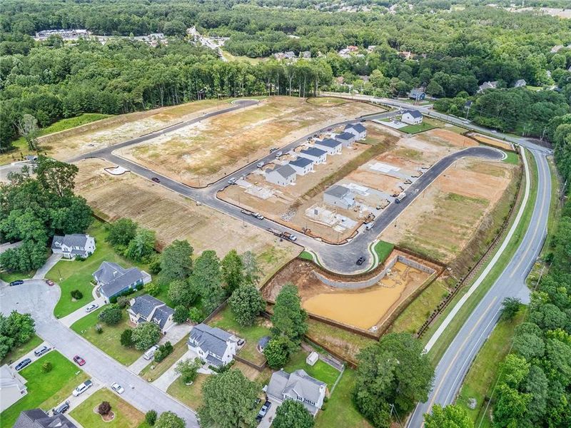 Site preparation for new homesites in Oak Grove Glen, Snellville (Image 27). Site preparation for new homesites in Oak Grove Glen, Snellville (Image 27).